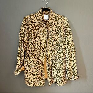 Carly Jean Los Angeles Tan Leopard Jacket